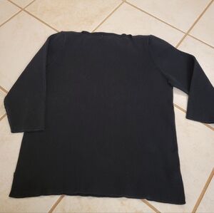 Vtg Polo Ralph Lauren Boatneck Knit Ribbed Cotton Sweater Womens 2xl 3/4 Sleeve